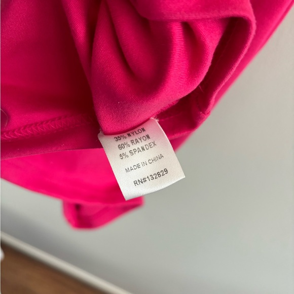 superdown Nava Asymmetrical mini dress in hot pink - Picture 8 of 8